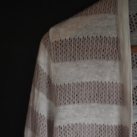 Max Studio | Linen Open Cardigan - Picture 3 of 5